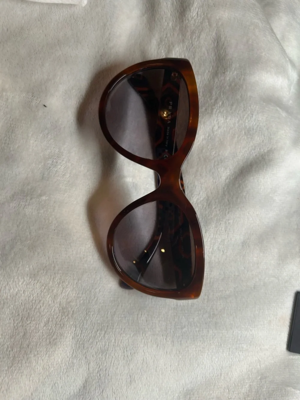 Prada Brown Tortoiseshell Cat-Eye Sunglasses - Prada - Picture 2 of 16